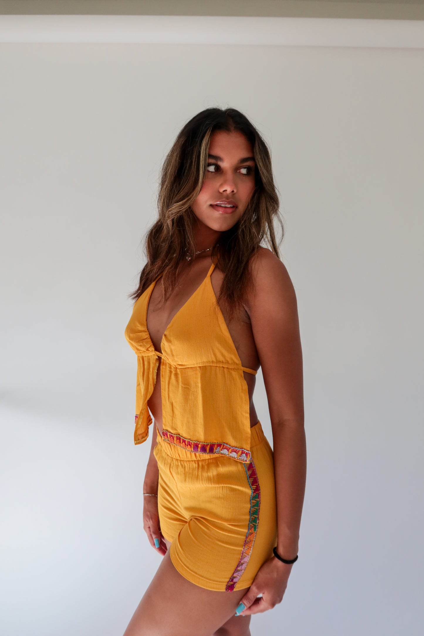 Yellow Mostaza Shorts