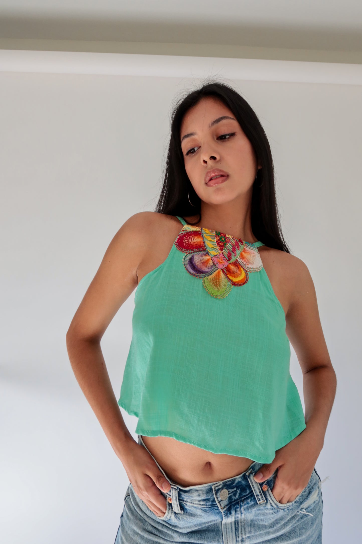 Verde Agua Top