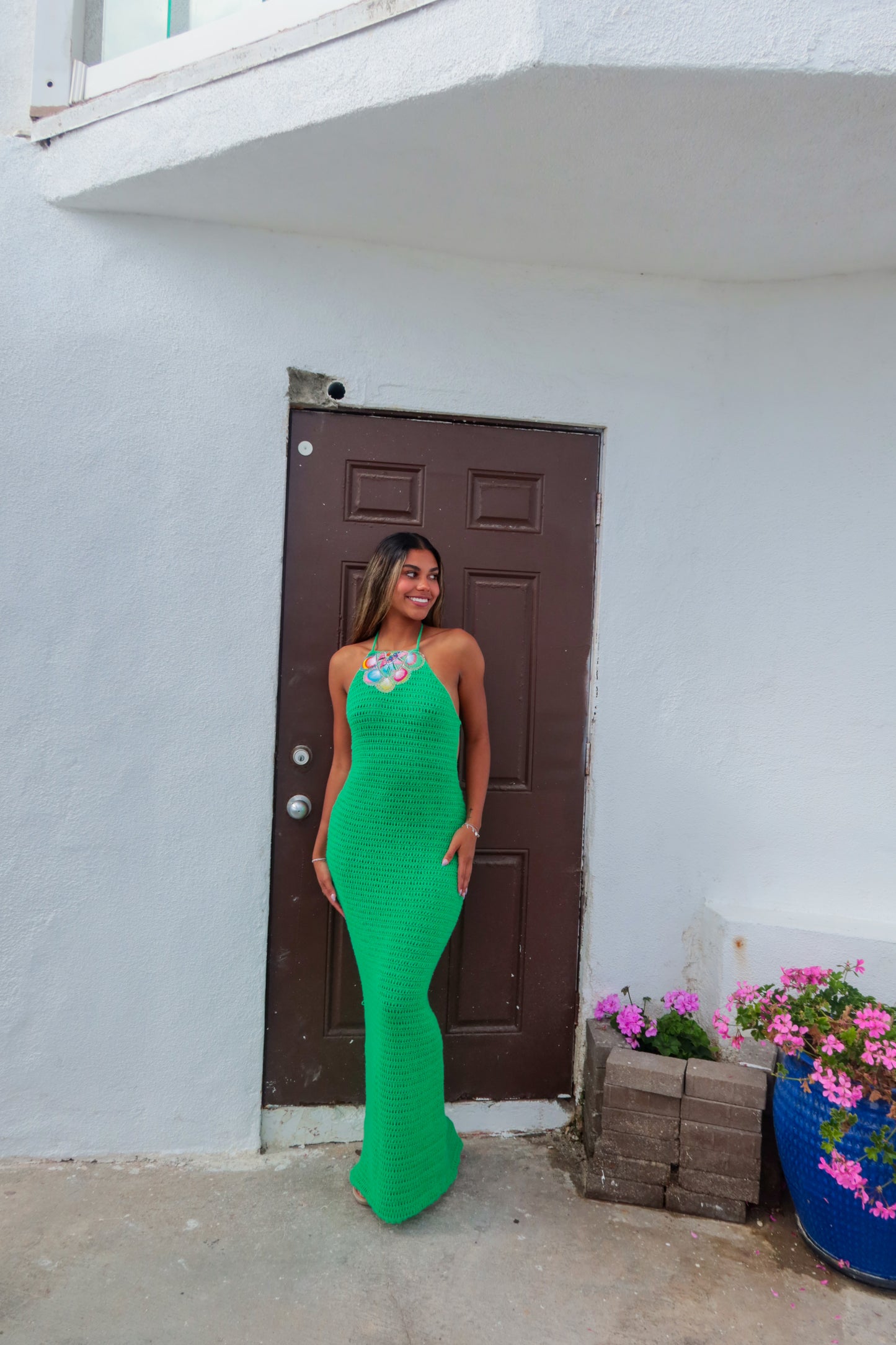 Verde Knit Dress