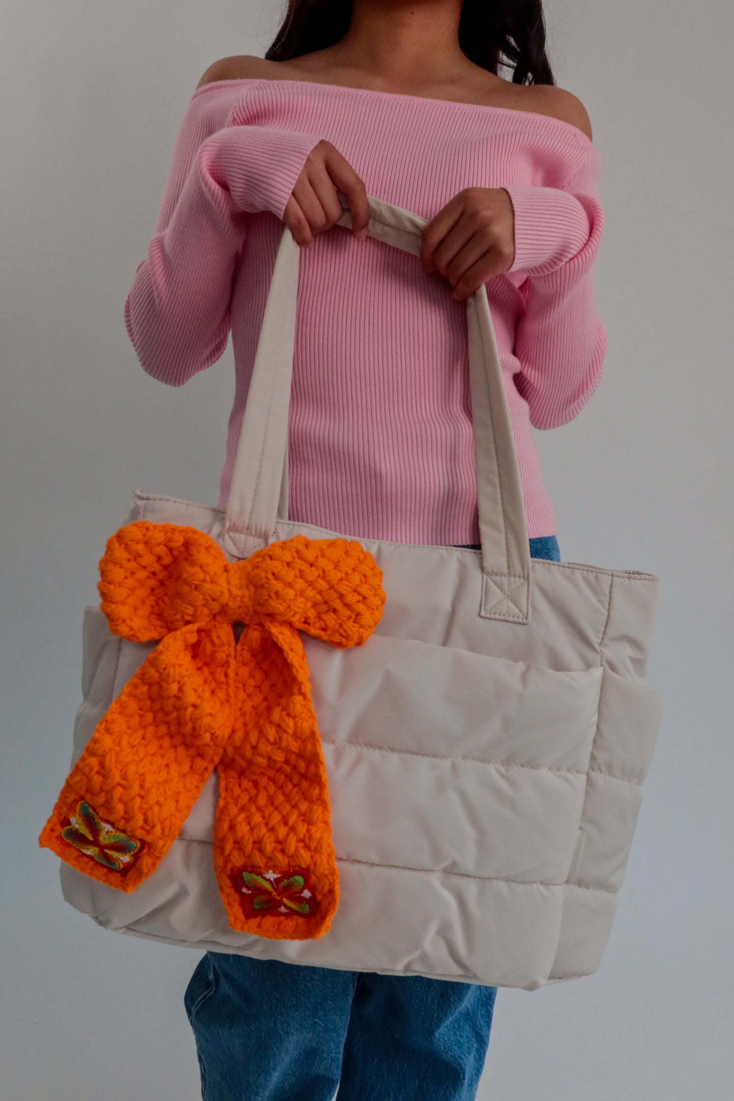GR X Luana Moño Crochet Orange