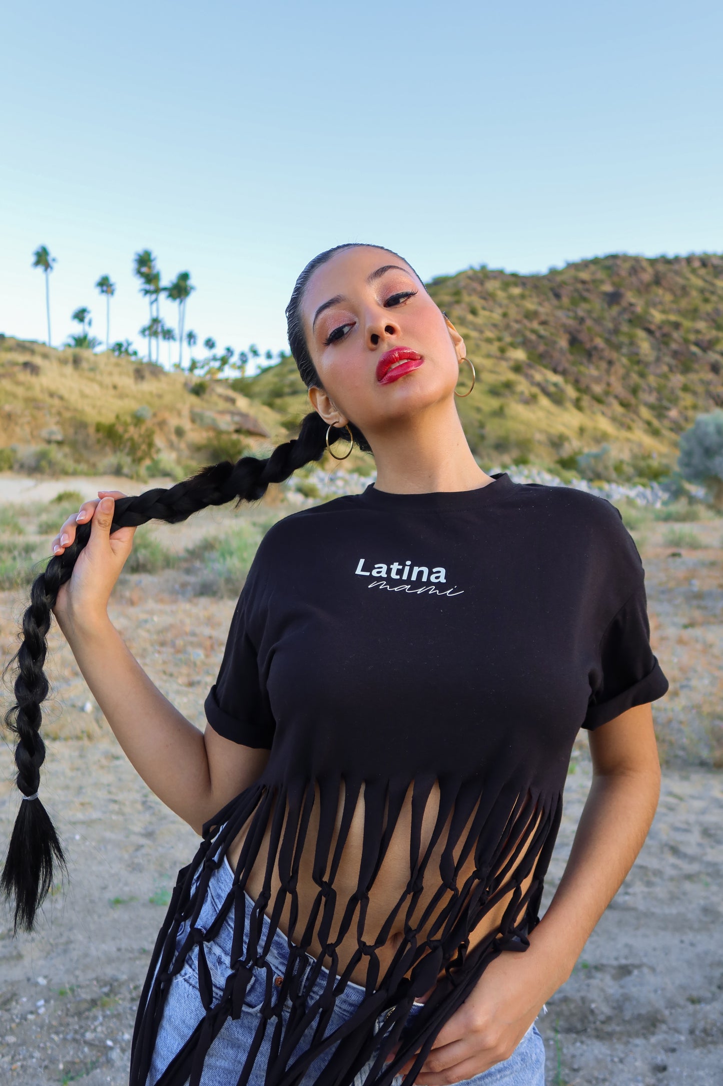 Latina Mami Fringe Tee