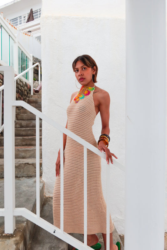 Knit Crema Dress